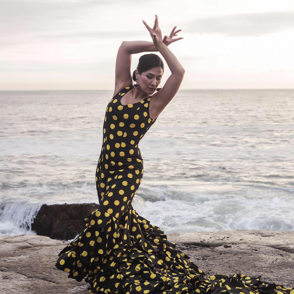 Patricia Edvardsson dansar flamenco